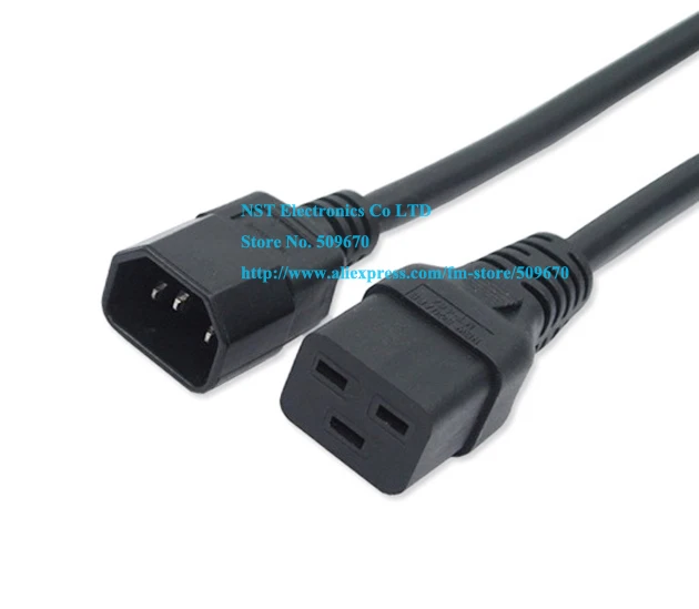 IEC кабель питания PDU/UPS шнур C14 папа к C19 женский около 1 8 м/Бесплатная доставка/1 шт |