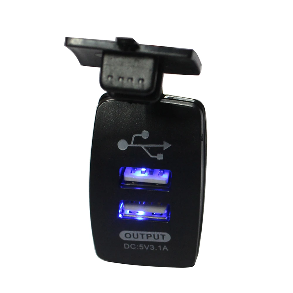Автомобильное зарядное устройство с двумя USB портами 5 В 3 1 А|Зарядные устройства