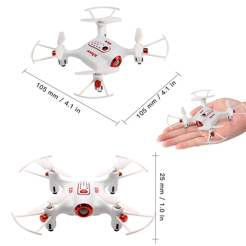 SYMA официальный X20 мини Дрон Радиоуправляемый квадрокоптер вертолет 4 канала