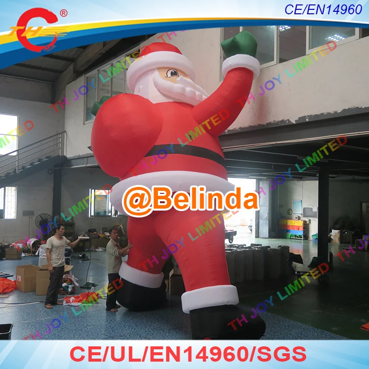 Бесплатная доставка по воздуху 20ftH Рождество Отец скалолазание стены с