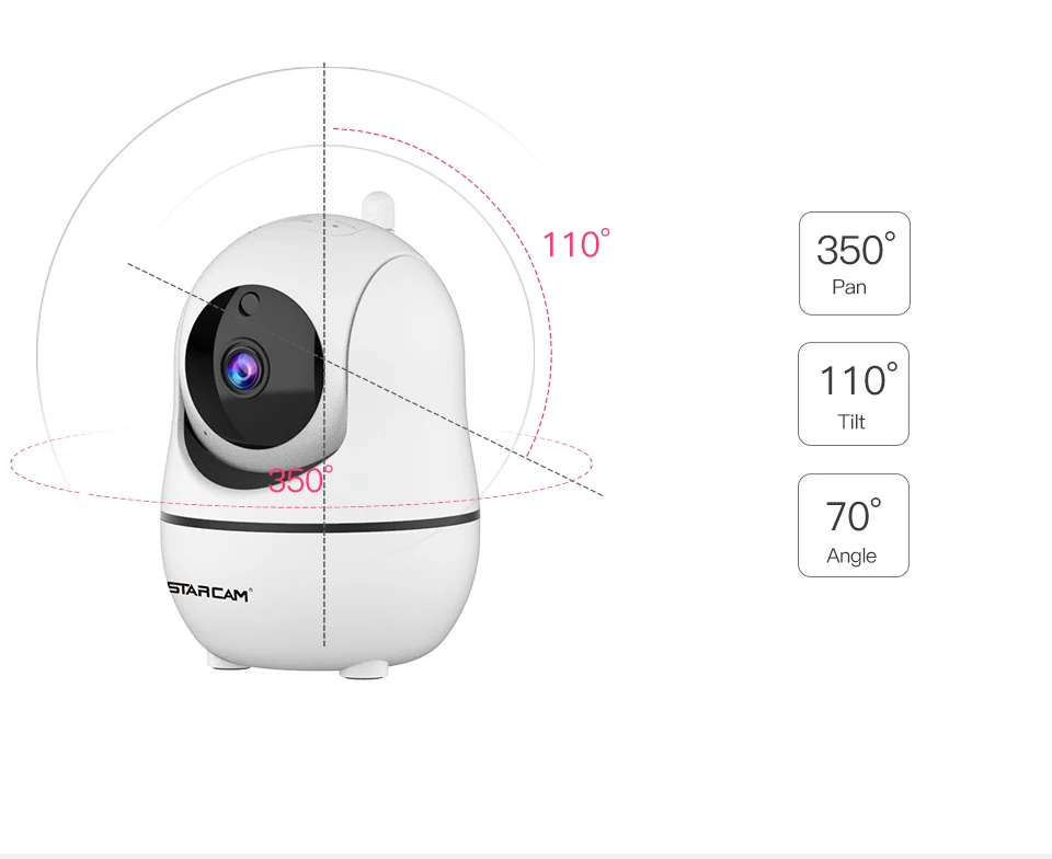 Vstarcam G45 720 P/1080 P Видеоняни и радионяни Wi-Fi 2 way аудио Смарт Камера с детектором движения ip-камера видеонаблюдения с поддержкой Wi Камера Беспроводной Детский фотоаппарат