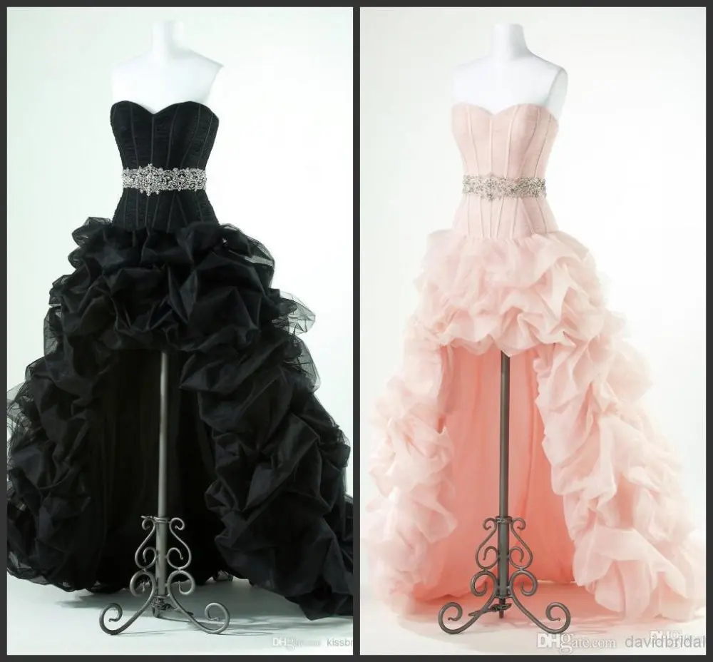 Соблазнительные Свадебные платья до пола с высоким и низким вырезом аппликацией