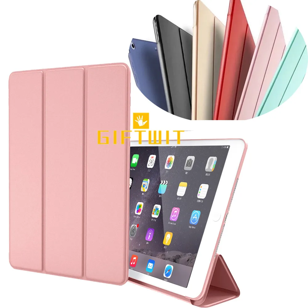 Чехол из искусственной кожи для iPad 9 7 2017/2018 ультратонкий легкий Магнитный чехол