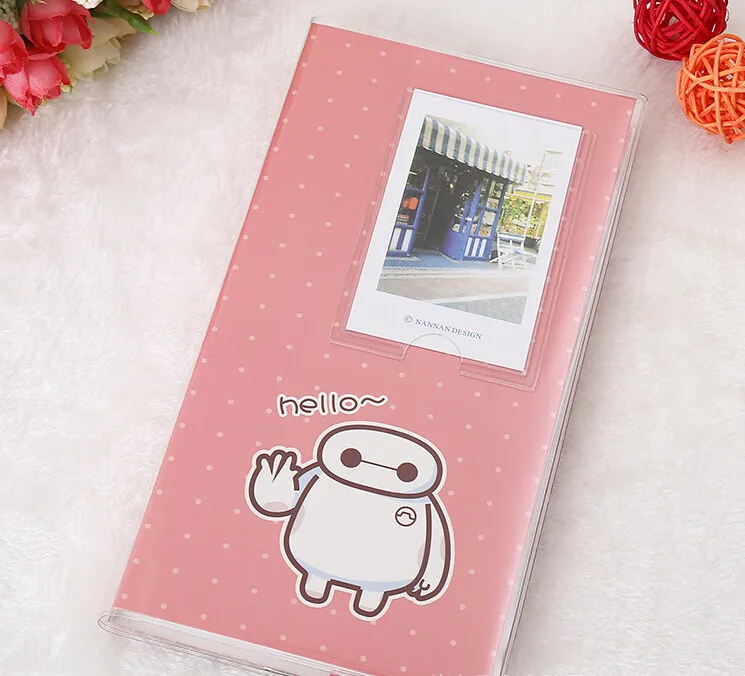 84 кармана Fujifilm Instax минипленки Instax Mini 8 7 s 70 25 50 s 90 имя карты прекрасный корейский стиль фото бумага альбом подарок