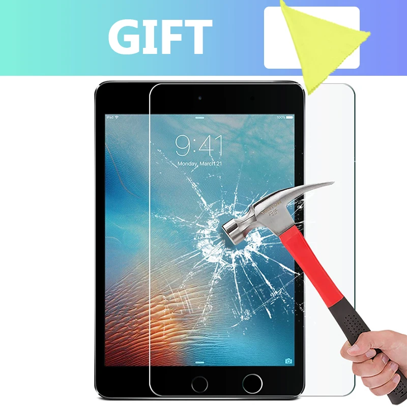 Закаленное стекло для Apple iPad 9 7 дюймов 2018 2017 Pro 10 5 11 Air 2 Mini 1 3 4 защитная пленка