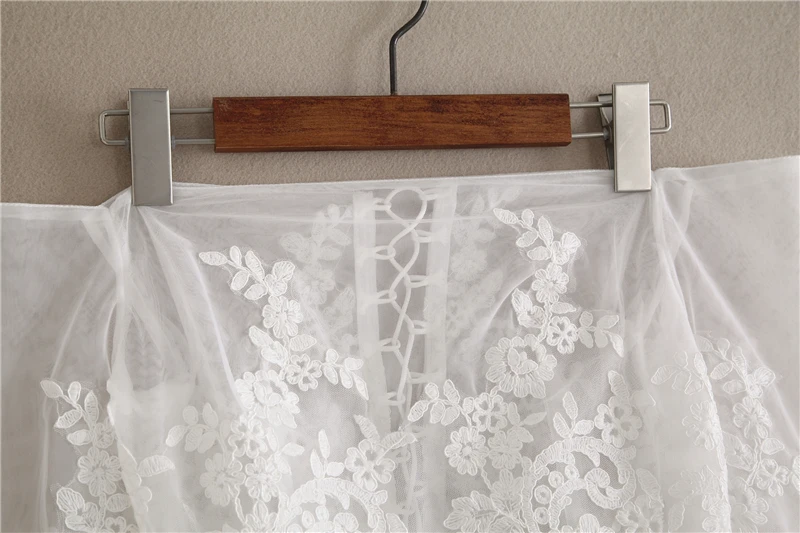 

Wedding Lace Bolero Boat Neck Summer Wedding Jacket Robe de soiree Accessories DJ096