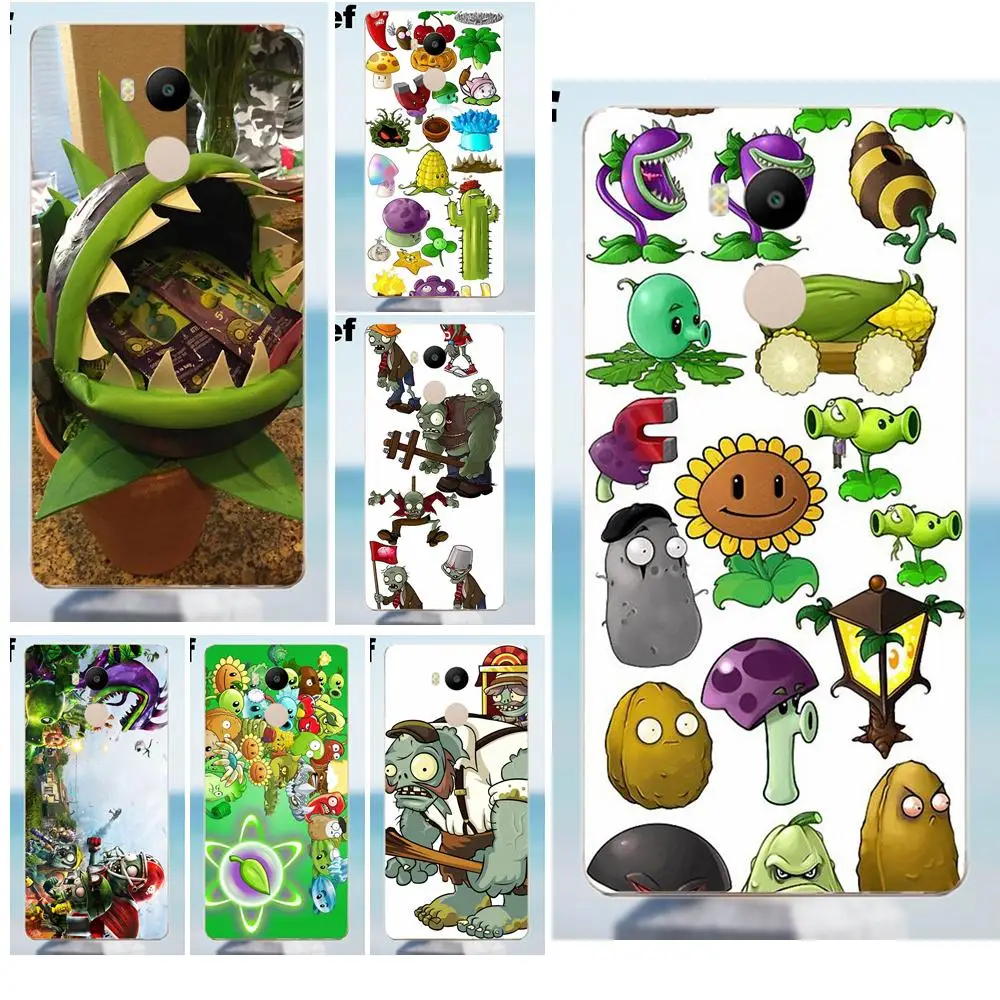 Suef Plants Vs Zombies ТПУ лучшие чехлы для Xiaomi Redmi 4 3 3S Pro Mi3 Mi4 Mi4i Mi4C Mi5 Mi5S Mi Max Note 2 4|case for xiaomi|case