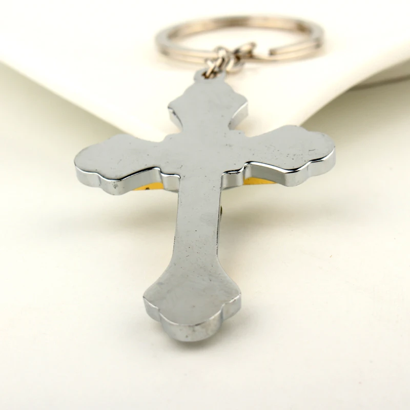 1 шт. брелоки из сплава с подвеской в виде Иисуса брелки со стразами аксессуары