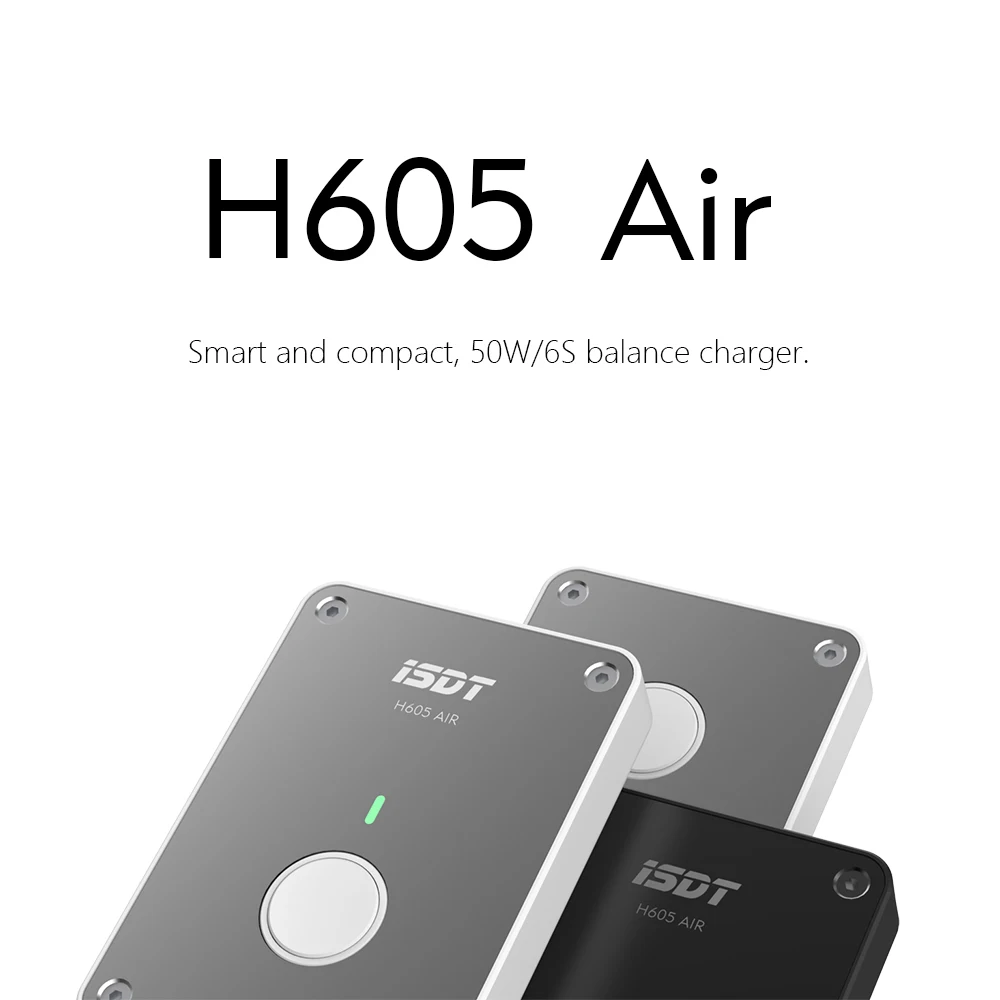 ISDT H605 Air 50 Вт 5A DC 2S-6S Lipo аккумулятор умное зарядное устройство Bluetooth с управлением