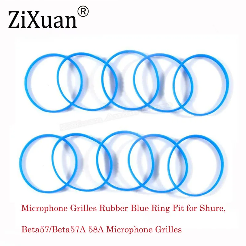 

50 шт./лот резиновое синее кольцо подходит для Shure, Beta57/Beta57A Beta58A Beta87A Микрофон Решетки кольцо