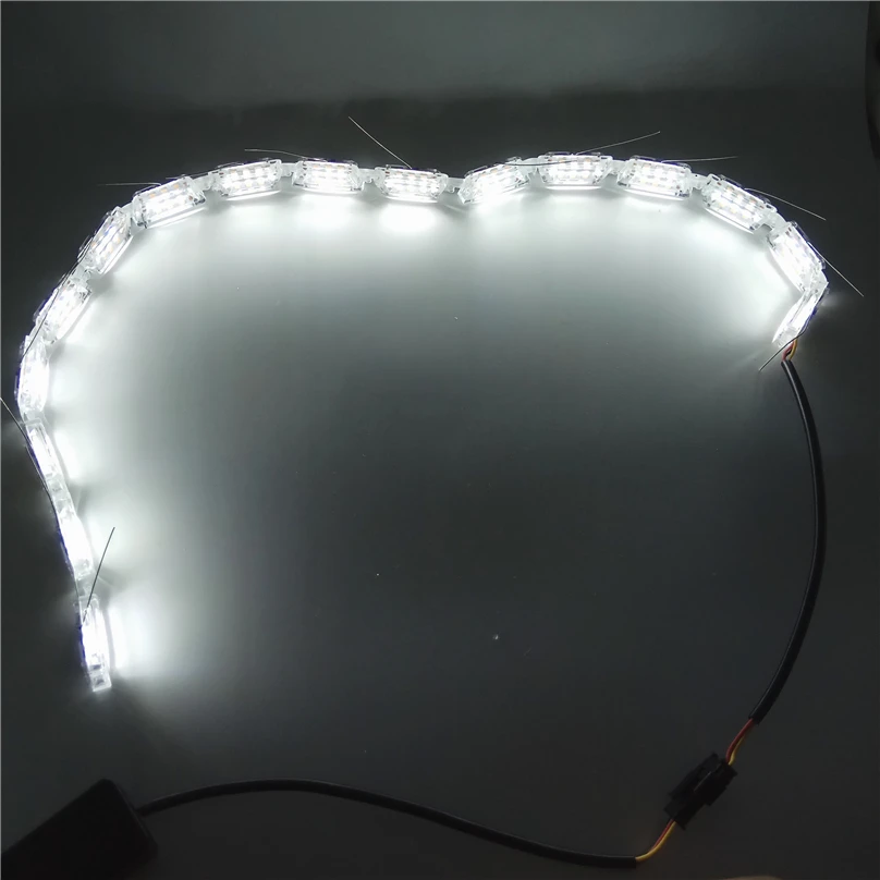 Автомобильная проблесковая гибкие горки светодиодный Knight Rider полосы светильник