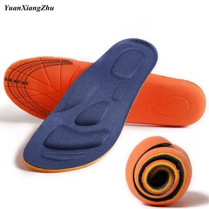 Универсальные мужские и женские стельки на плоской подошве, стельки с поддержкой плоскостопия, стельки для ортопедические массажный эффект, спортивные стельки, LD-1