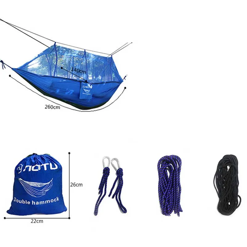 

Double Person Outdoor Parachute Mosquito Net Hammock Chair Tour Garden Swing Hama Camping Hangmat Sleeping Hammock Wholesale LC