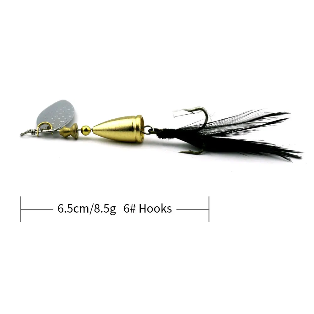 2 шт. металлическая рыболовная приманка ложка 8 5 г блестки приманки рыболовные