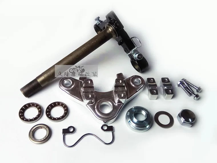 Модификация направляющей колонки для мотоцикла CG125 в верхнюю и нижнюю