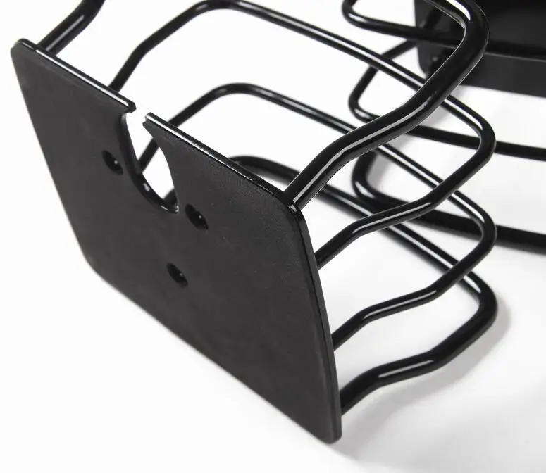 Новейшая защитная накладка на заднюю фару металлический черный чехол для Jeep Wrangler - Фото №1