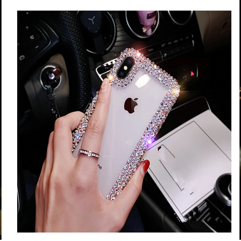 Stylish crystal case for iphone 6 6s 7 8 plus iPhone x xs xr xmax phone back cover |