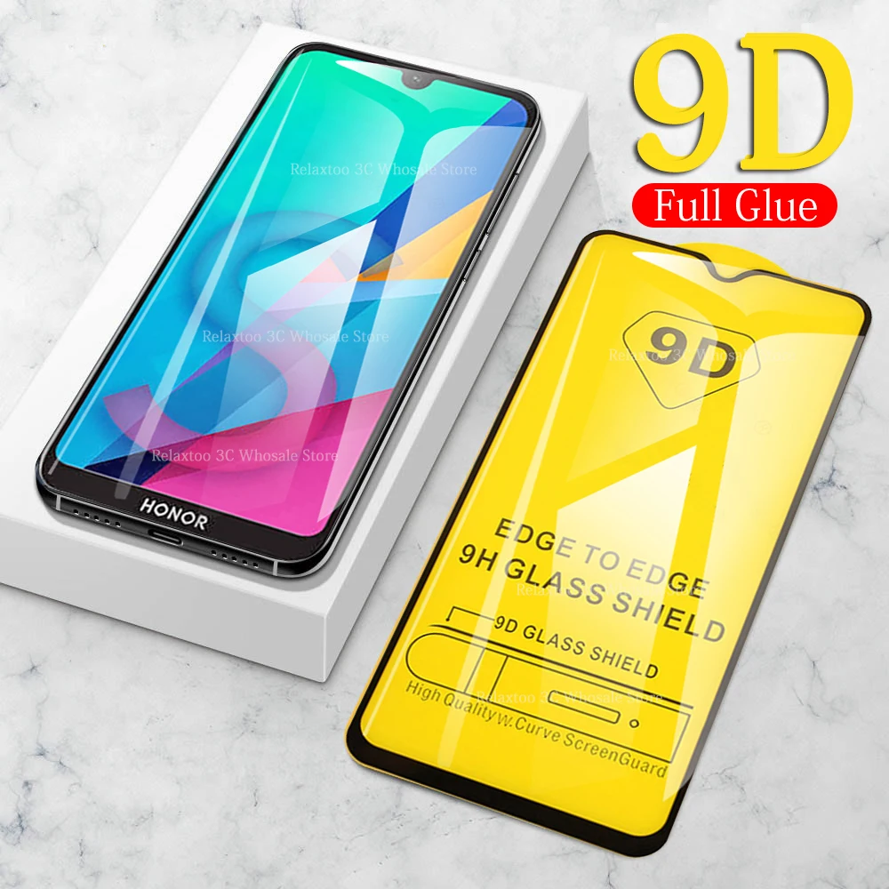9D закаленное стекло на весь клей Honor 8s 8c 8x9 lite 10 light 10i 20i Защитное для huawei p30 p20 pro p 20 30