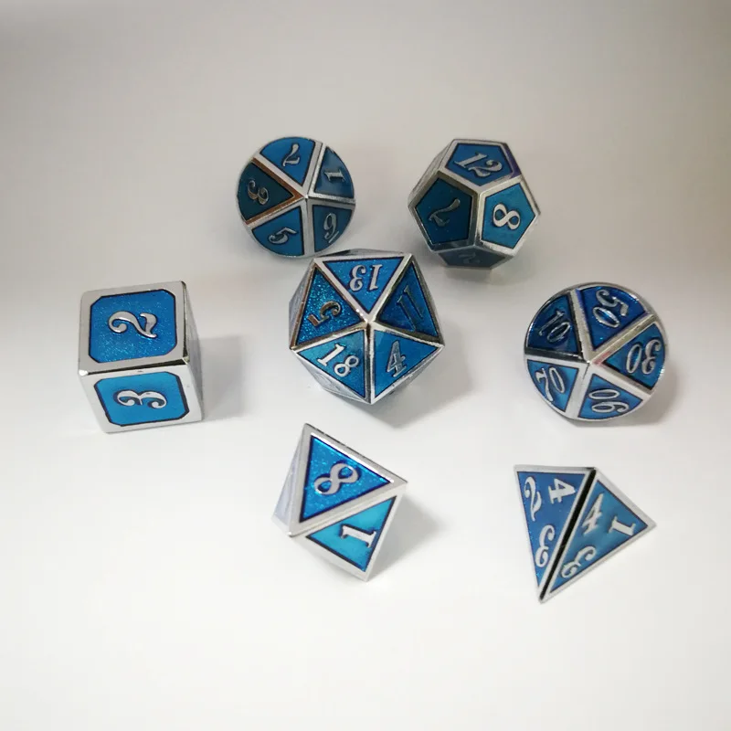 7 шт. выход новый шрифт Подземелья и Драконы MTG РГС D & игральные кости ДНД доска