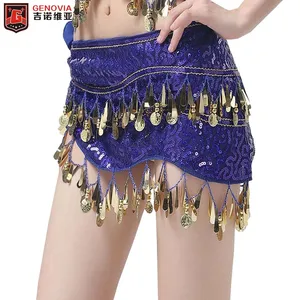Костюм для танца живота, набедренный платок, одежда для бальных танцев, для ночного клуба, для рождественской вечеринки, танцевальный наряд с ремнем