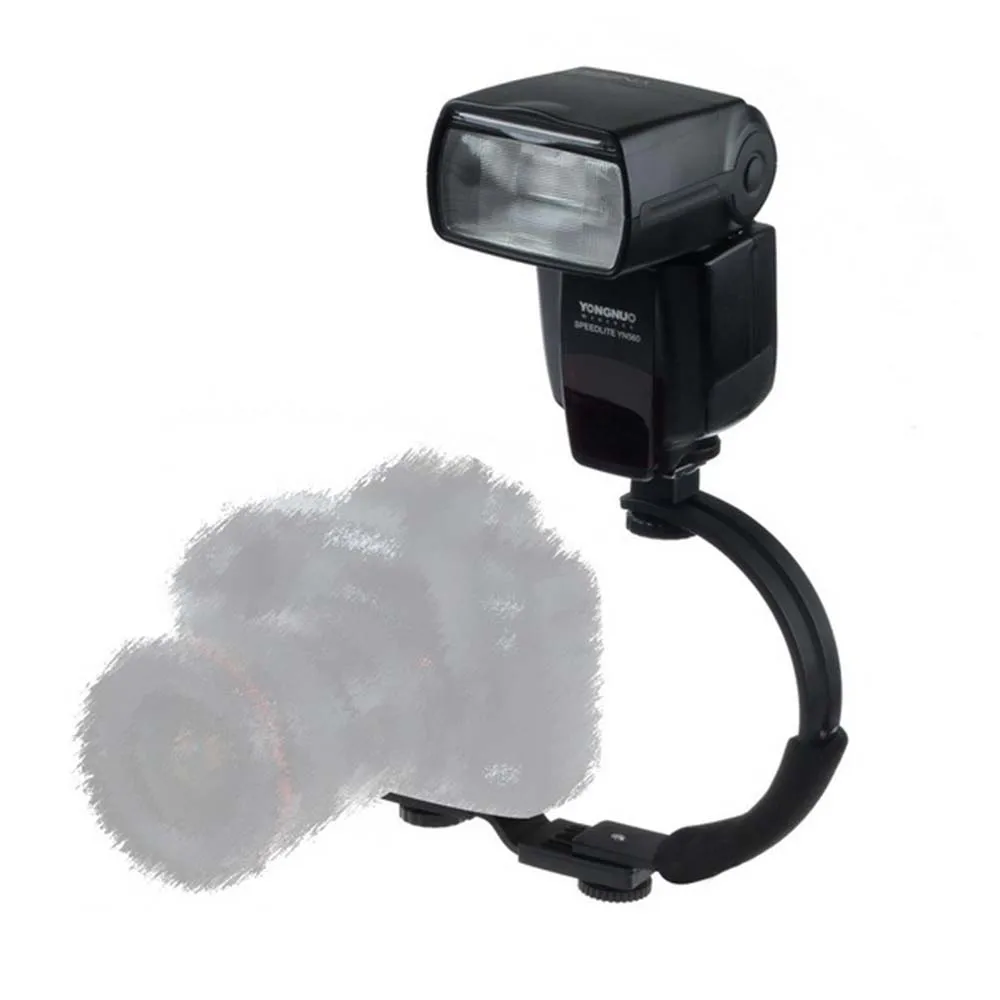

C-Shape Flash bracket for Canon Nikon Pentax DSLR Camera DV Video Light