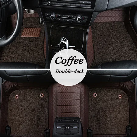 Coffee with coffee Кож специальные автомобильные коврики для Mazda Все модели mazda 3 Axela 2, 5, 6, 8 лет, atenza CX-7 CX-3 MX-5 CX-5 CX-9 CX-4 Авто Стайлинг - Название цвета: Coffee with coffee