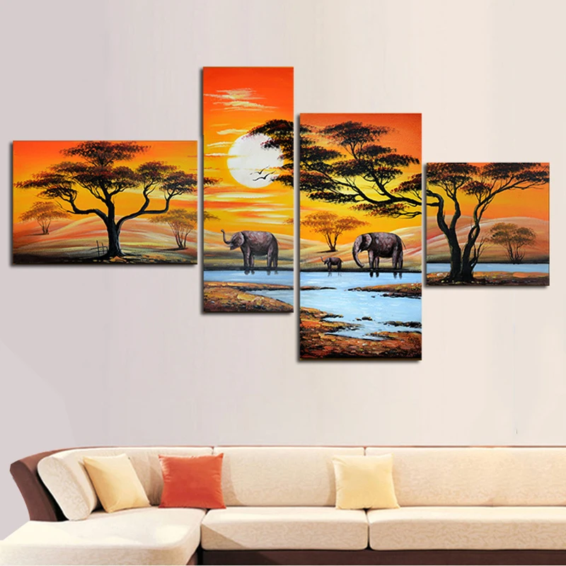 4 шт. набор для алмазной вышивки Слон