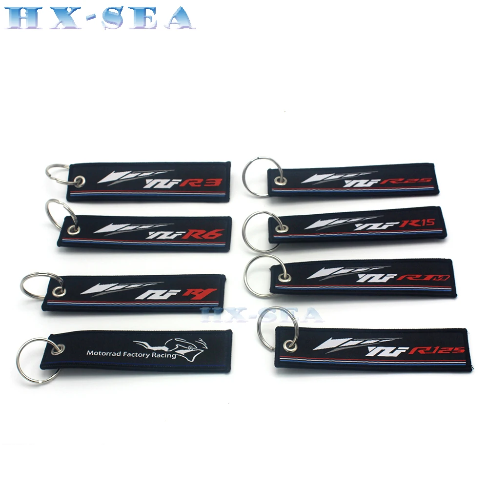 Для Yamaha YZF R1 R3 R6 R15 R1M R125 R25 новая мотоциклетная обувь брелок сплетенный кольцо для
