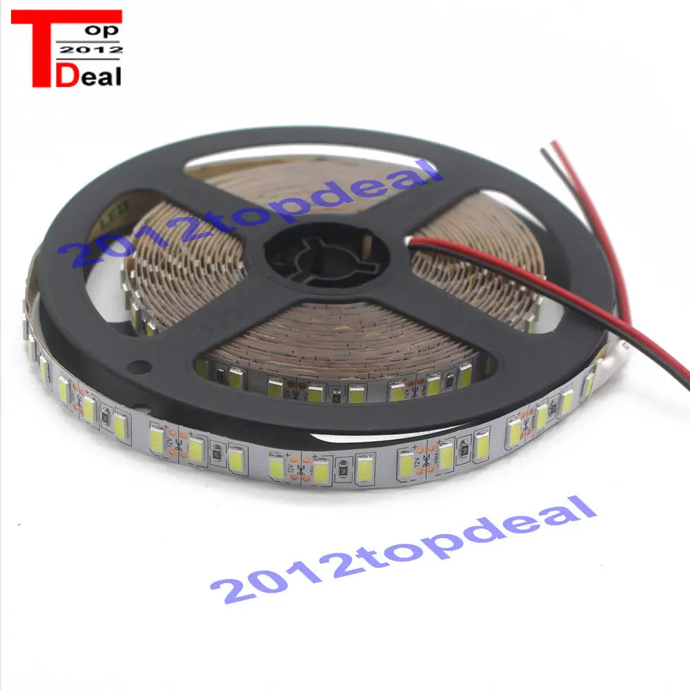 Суперъяркая гибкая белая светодиодная лента 120led s/m SMD 5630 5730 5 м 300 светодиодный ная