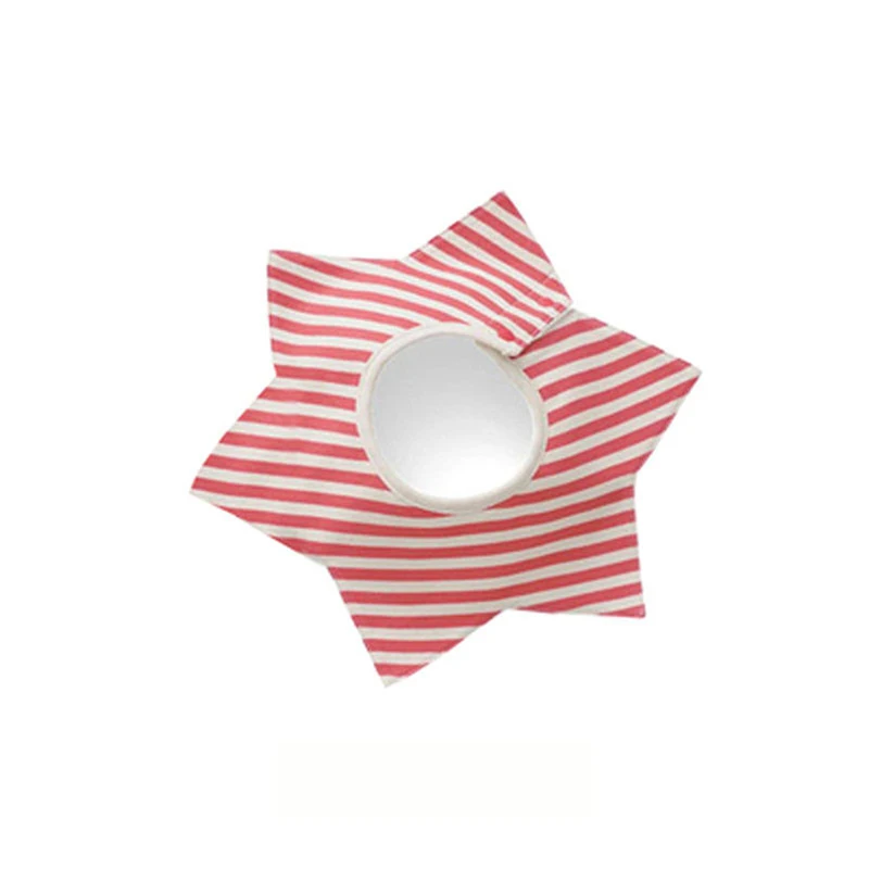 Модные детские нагрудники с принтом хлопковые Слюнявчики круглым вырезом на 360