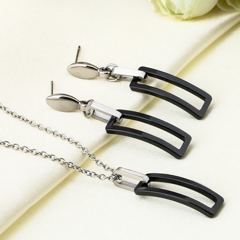 Комплект из колье серёг и кольца серебристого цвета|wedding jewelry sets|jewelry setsjewelry set silver |