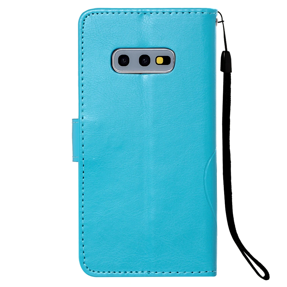 Кожаный чехол для Samsung Galaxy S10E S10 Lite флип телефона G970 SM G970X G970F/DS с подставкой полный
