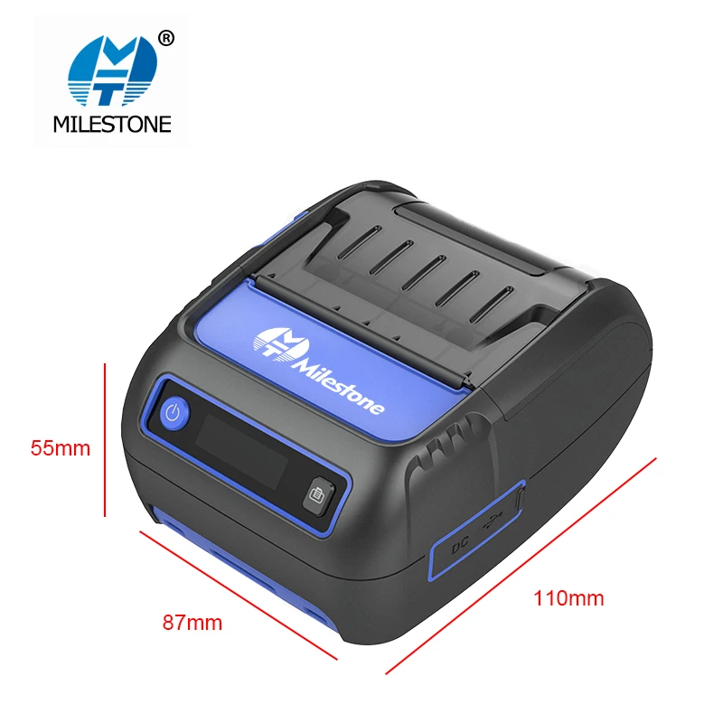 Термопринтер 58 мм Portabel мобильный мини-принтер Bluetooth производитель этикеток POS Android IOS MHT-P58F