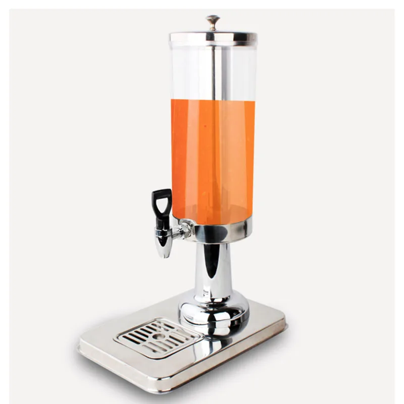 Напитковые диспенсеры на 3 литра из нержавеющей стали с подставкой, льдяной камерой, серебряным контейнером для воды, бочкой для напитков, подходящей для сервировки на буфете.