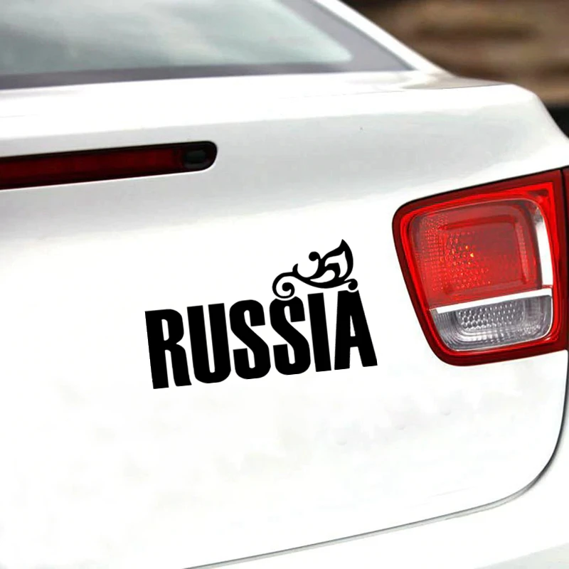 CS-1121#24*14см наклейки на авто Russia водонепроницаемые машину наклейка для