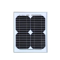 solar panel china 18v 10w solar charger battery 12v panneau solaire monocrystalline placa solar best selling high quality
