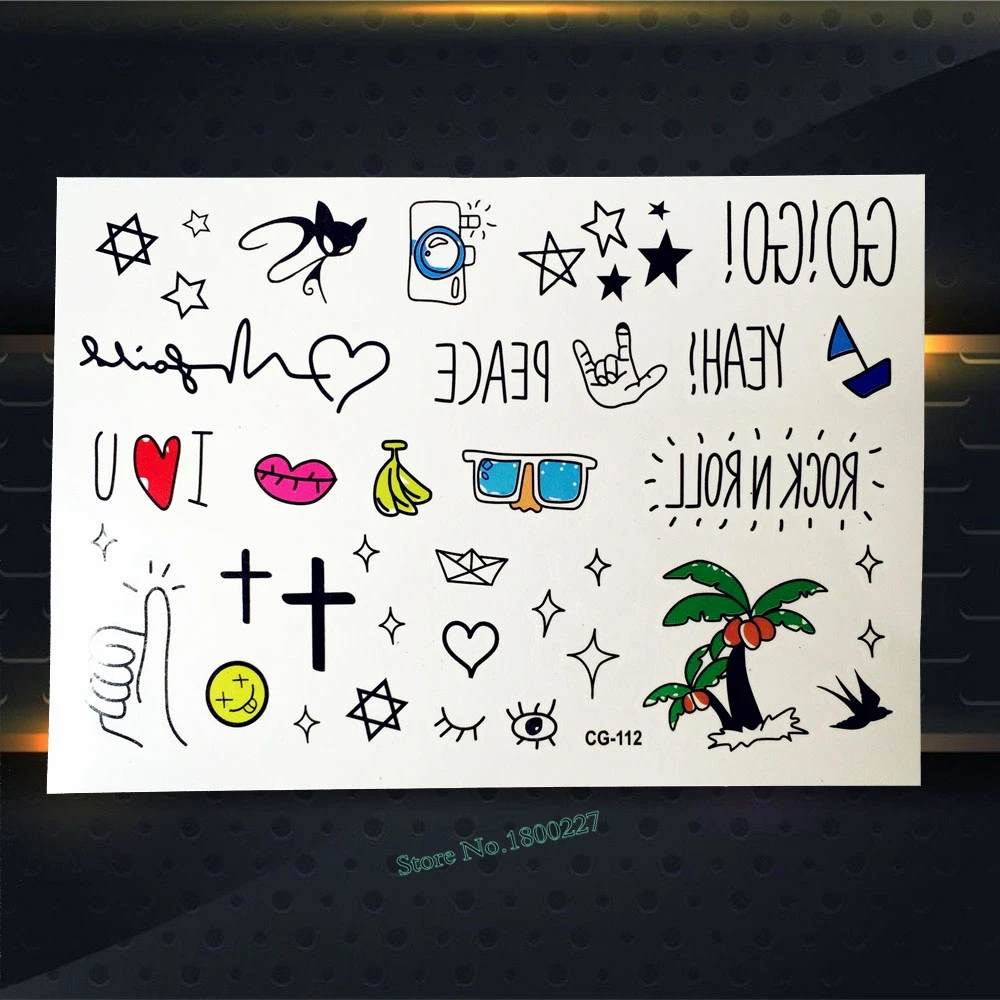 3D черный орел Водонепроницаемая временная татуировка для боди арта тату