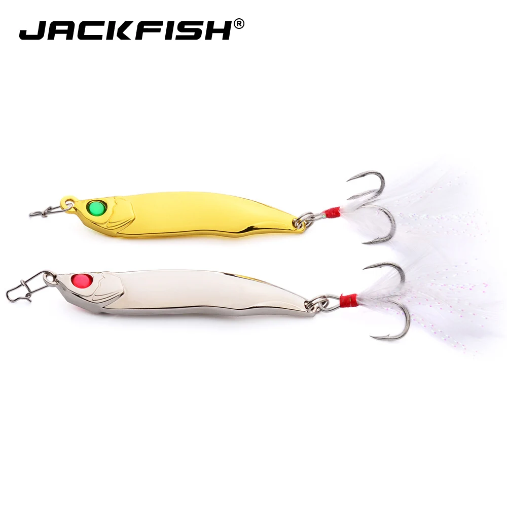 Металлический Спиннер JACKFISH джиг жесткая приманка 10 г/15 г/20 г/28 г для морской