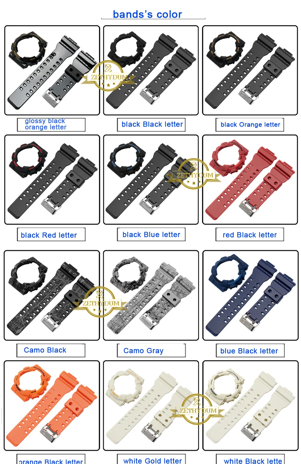 Полимерный ремешок для часов casio GD GLS GA120 GA-100 GA-110 силиконовый резиновый ремешок для часов спортивные часы ремешок и чехол для часов