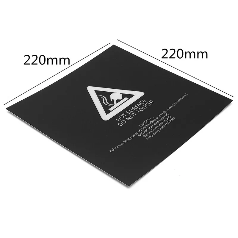 5 шт. 220x220 мм пластиковые аксессуары для 3d принтера Горячие стикеры на кровать для Wanhao i3 детали и аксессуары для 3d принтера