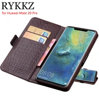 rykkz case for huawei mate 20 pro luxury wallet genuine leather case stand flip card for mate 20 20 x hold phone book cover bags
