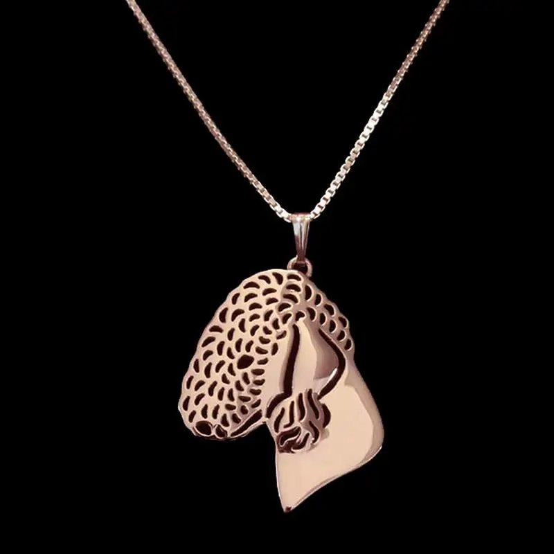 Женское Ожерелье с собакой из сплава Bedlington Terrier Прямая поставка|drop necklace|necklace