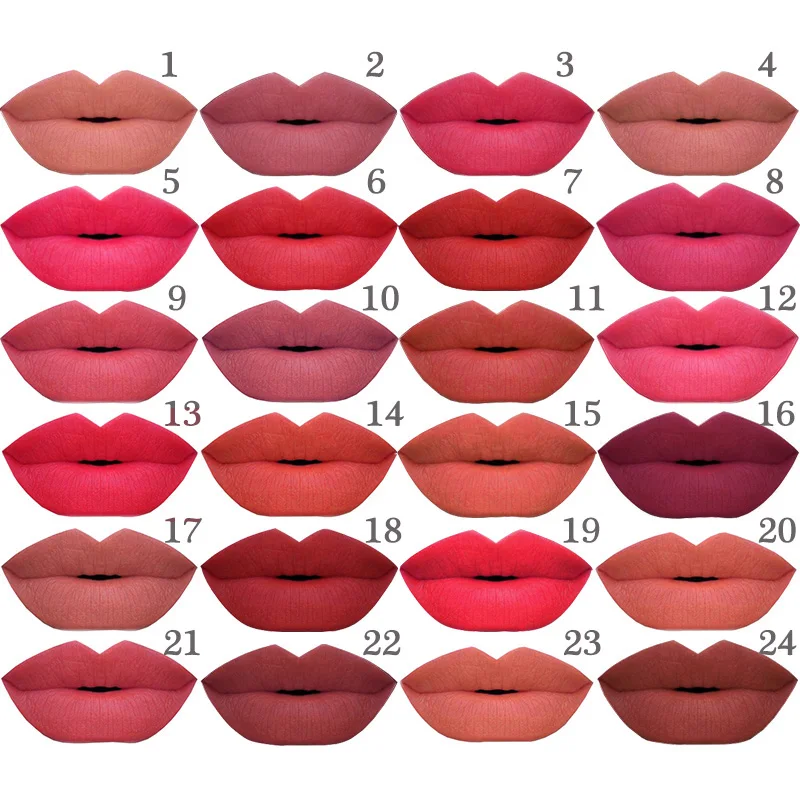 MISS ROSE бренд блеск для губ увлажнитель длительного действия матовый красный