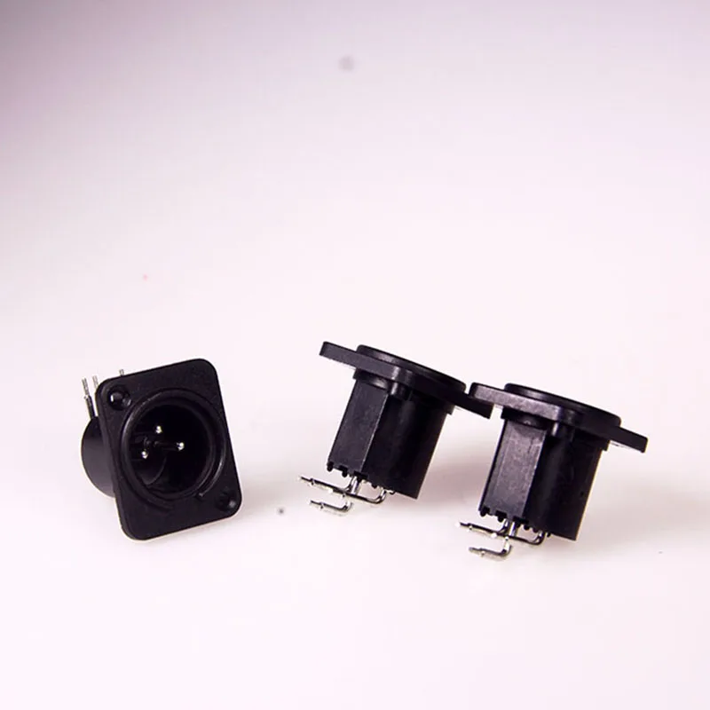 5 шт. 3pin XLR правый угол штекер Панель Крепление разъем | Обустройство дома