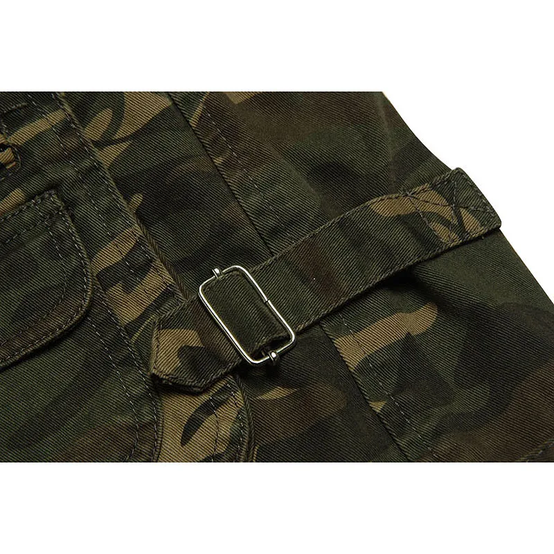 Мужская камуфляжная жилетка TECHOME Повседневная дышащая хлопковая с множеством