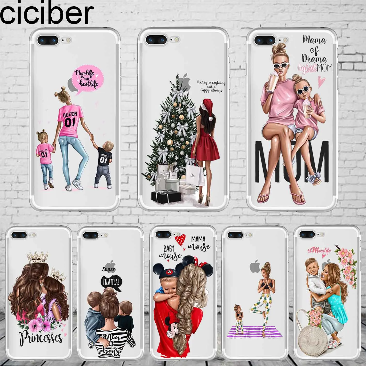 Ciciber/чехол для телефона с изображением супер мамы и маленькой девочки iphone 11 Pro Max