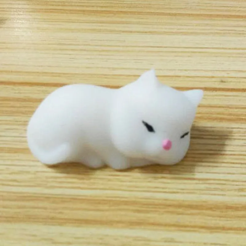 Мини мягкие милые салфетки для кошек Антистресс мяч выдавливание Mochi поднимающиеся игрушки Abreact мягкие липкие сквиши снятие стресса забавная игрушка в подарок