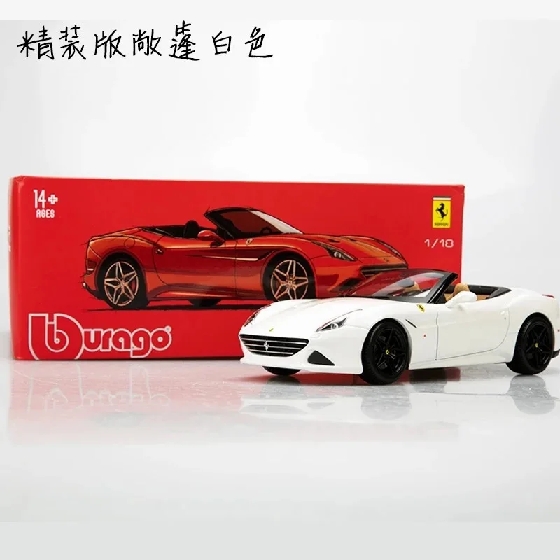 BBurago 1/18 моделирование феррарис сплав спортивный автомобиль литья под давлением Модель Коллекция подарков на день рождения игрушки для детей горячий руль - Цвет: A