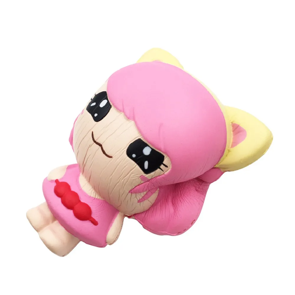 Мягкие игрушки Kawaii рождественские розовые Игрушки для маленьких девочек