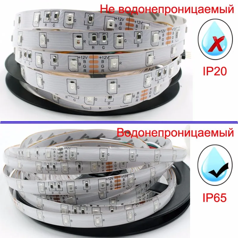 SMD 2835 RGB Светодиодные ленты свет Тира лампы Neon 300LED Декор Гибкая Клейкие ленты Водонепроницаемый диода ленты 24 К контроллер DC 12 В адаптер Комплект